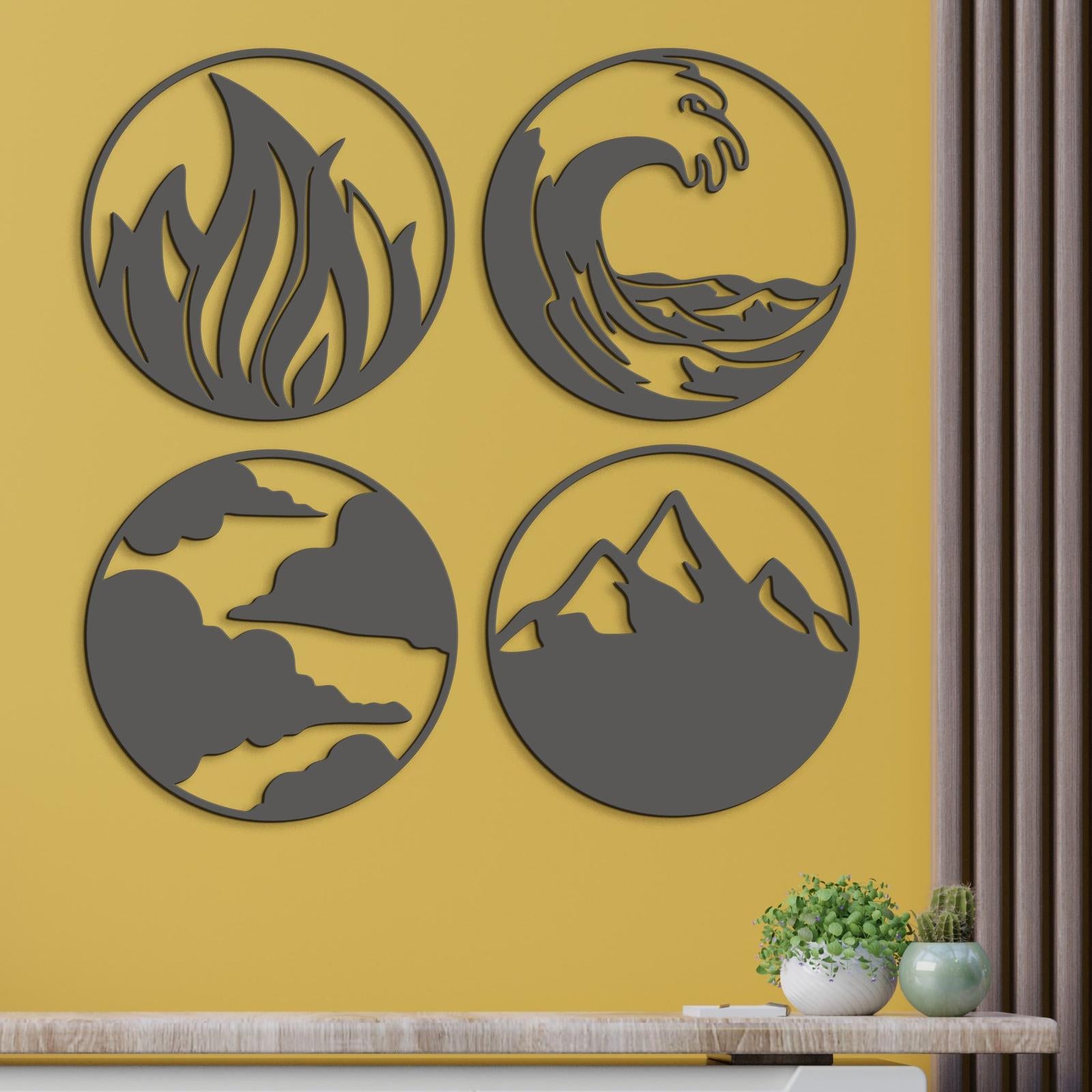 Moderný obraz ŽIVLY PRÍRODY-DREVTEX