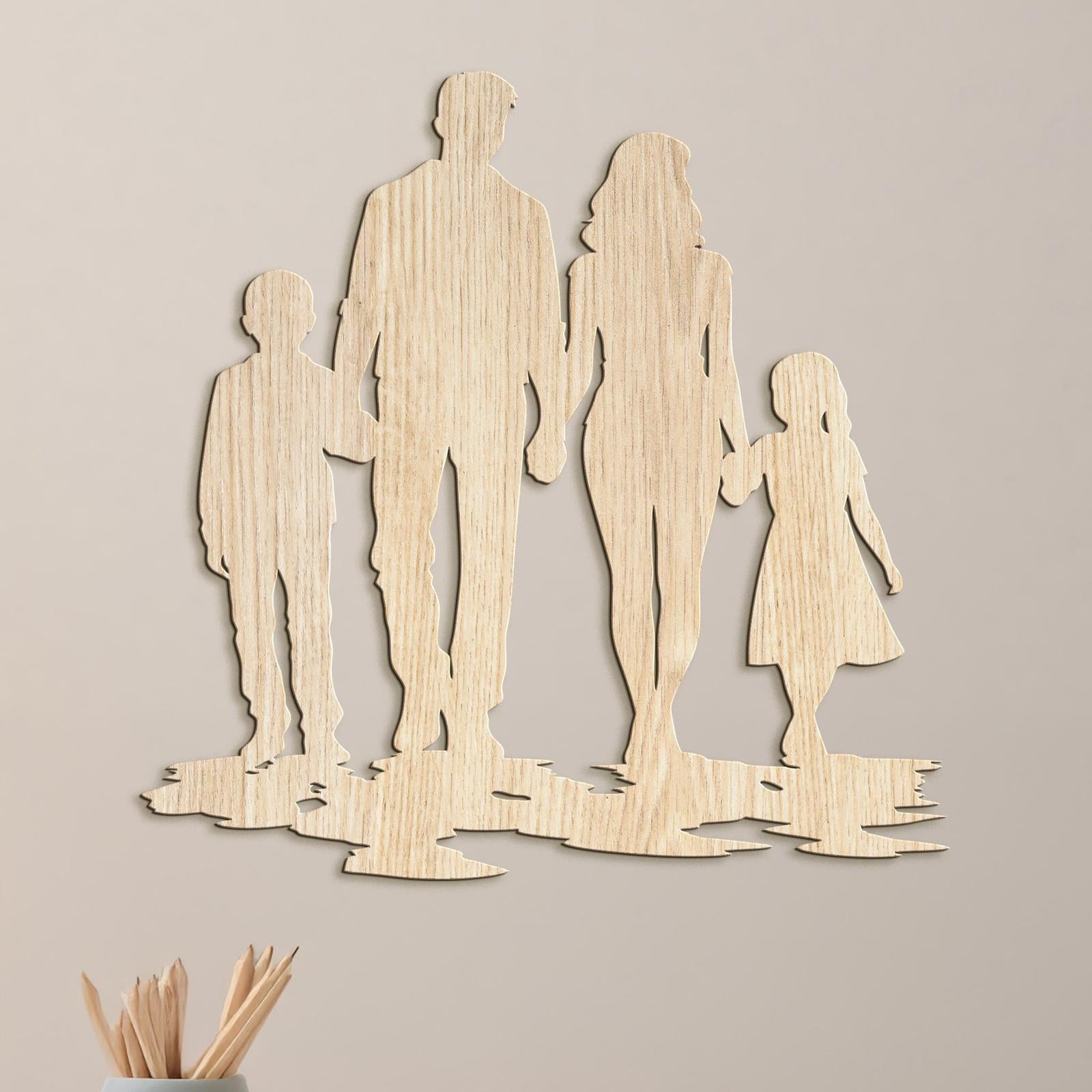 Dreveny obraz rodina-DREVTEX