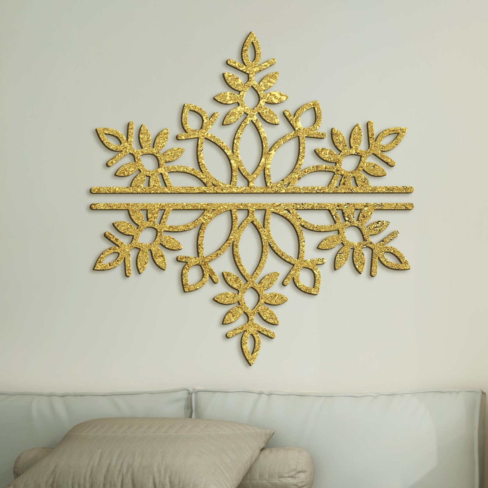 Dvojdielna drevená mandala SNOW-DREVTEX