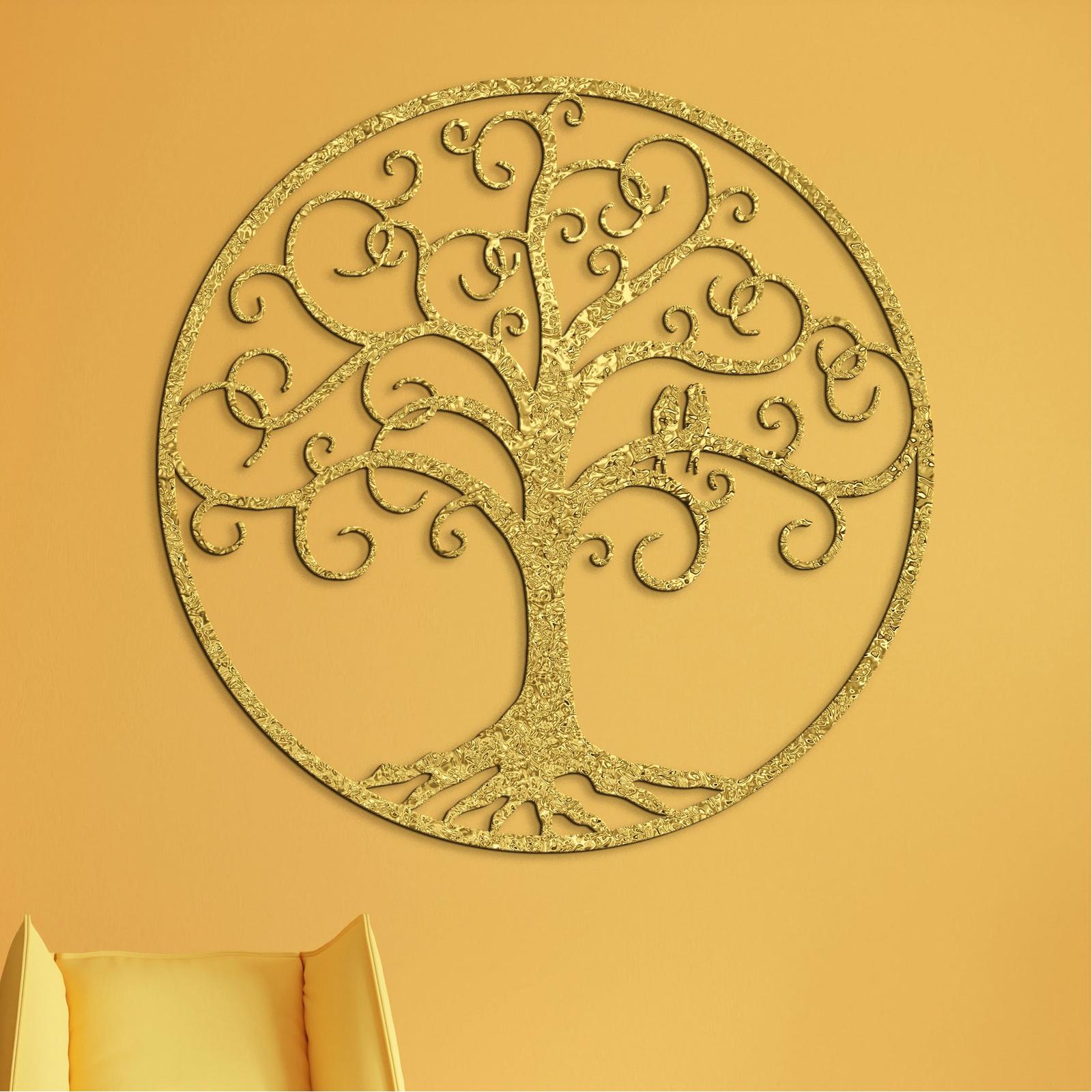 Strom života zaľúbení vtáci-DREVTEX