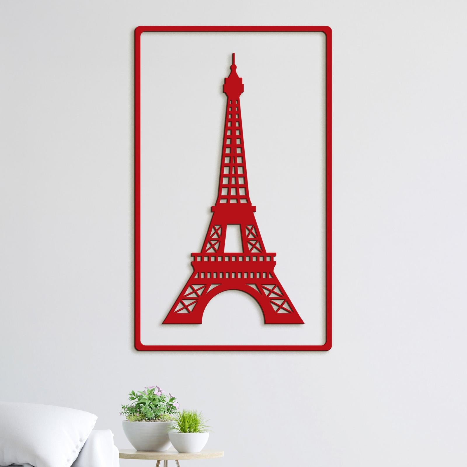 Drevený obraz Eiffelova veža-DREVTEX