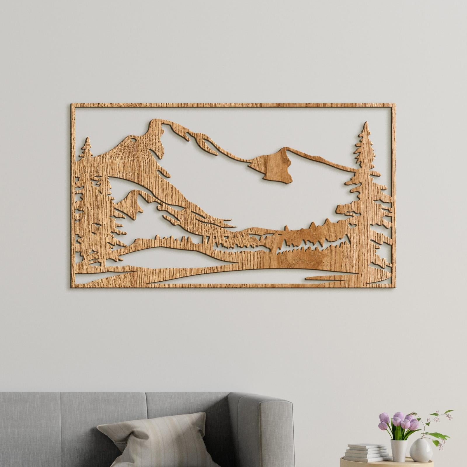 Obraz Silueta hor-DREVTEX