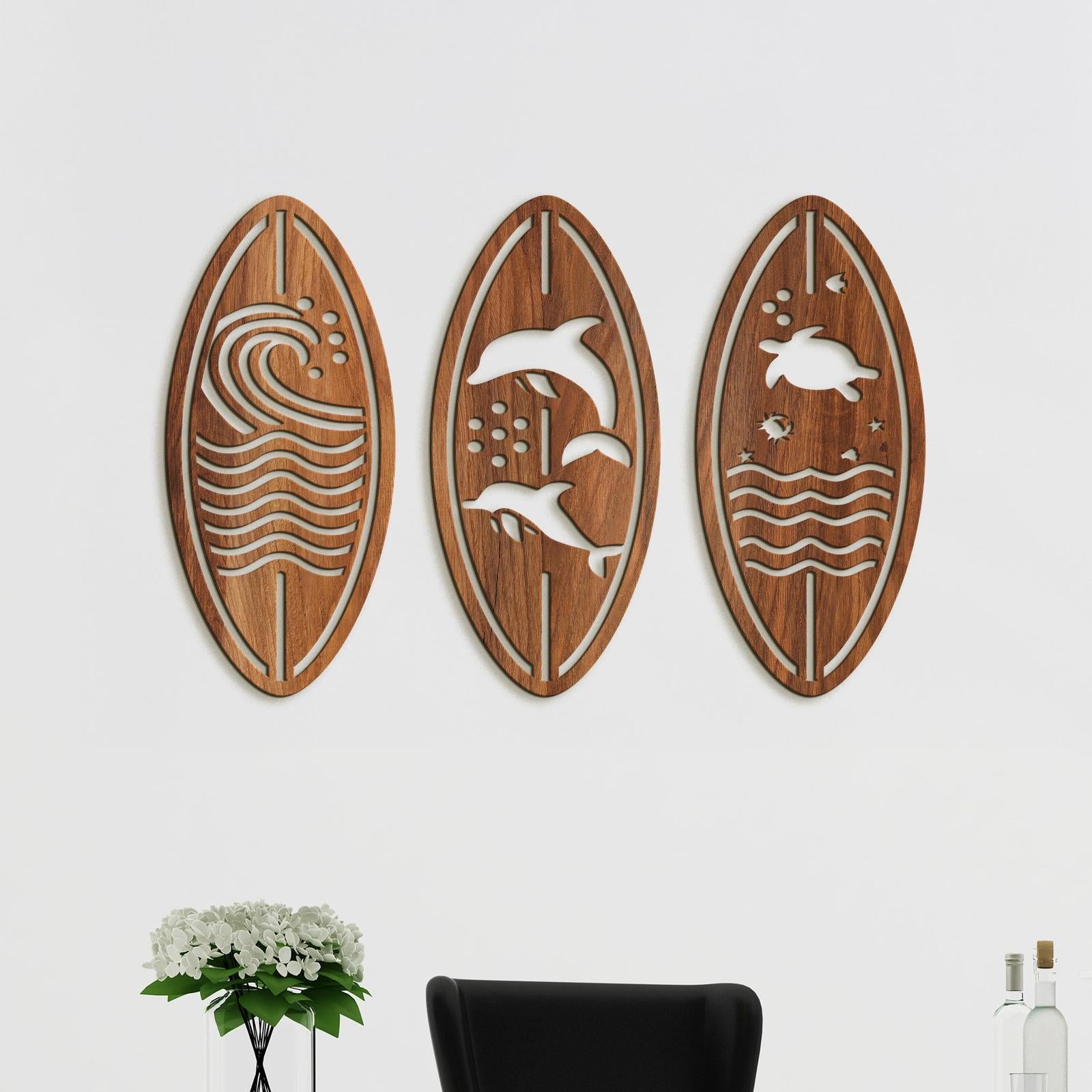 Trojdielny obraz SEA-DREVTEX