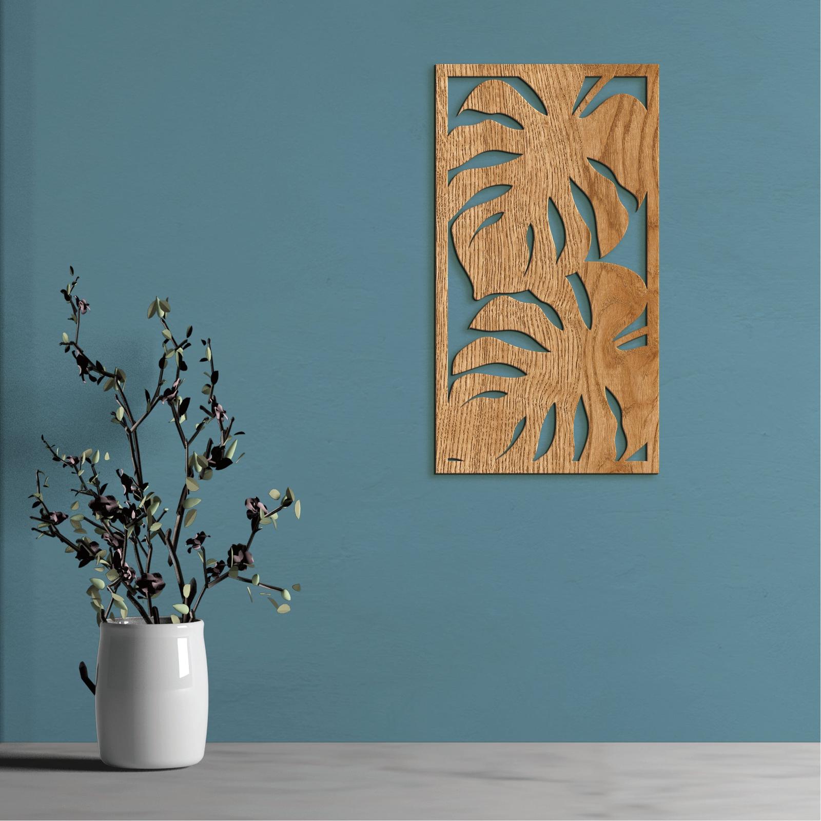 Drevený obraz Lístie-DREVTEX