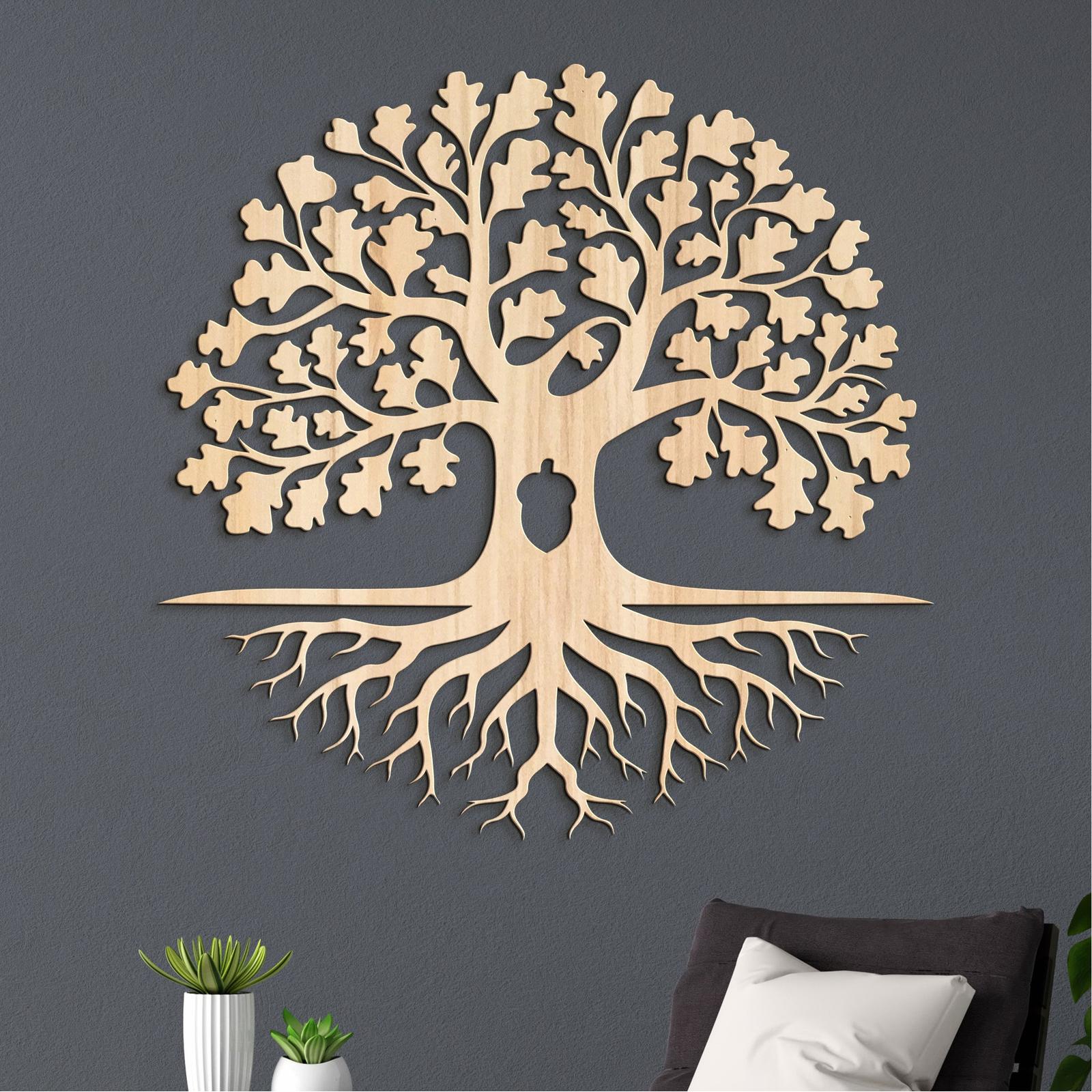 Drevený strom života Hojnosť-DREVTEX