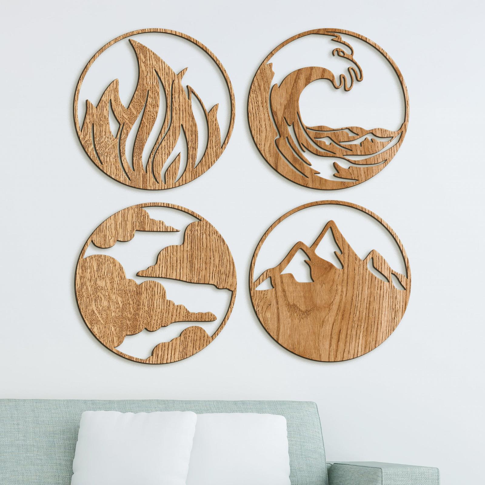 Moderný obraz ŽIVLY PRÍRODY-DREVTEX