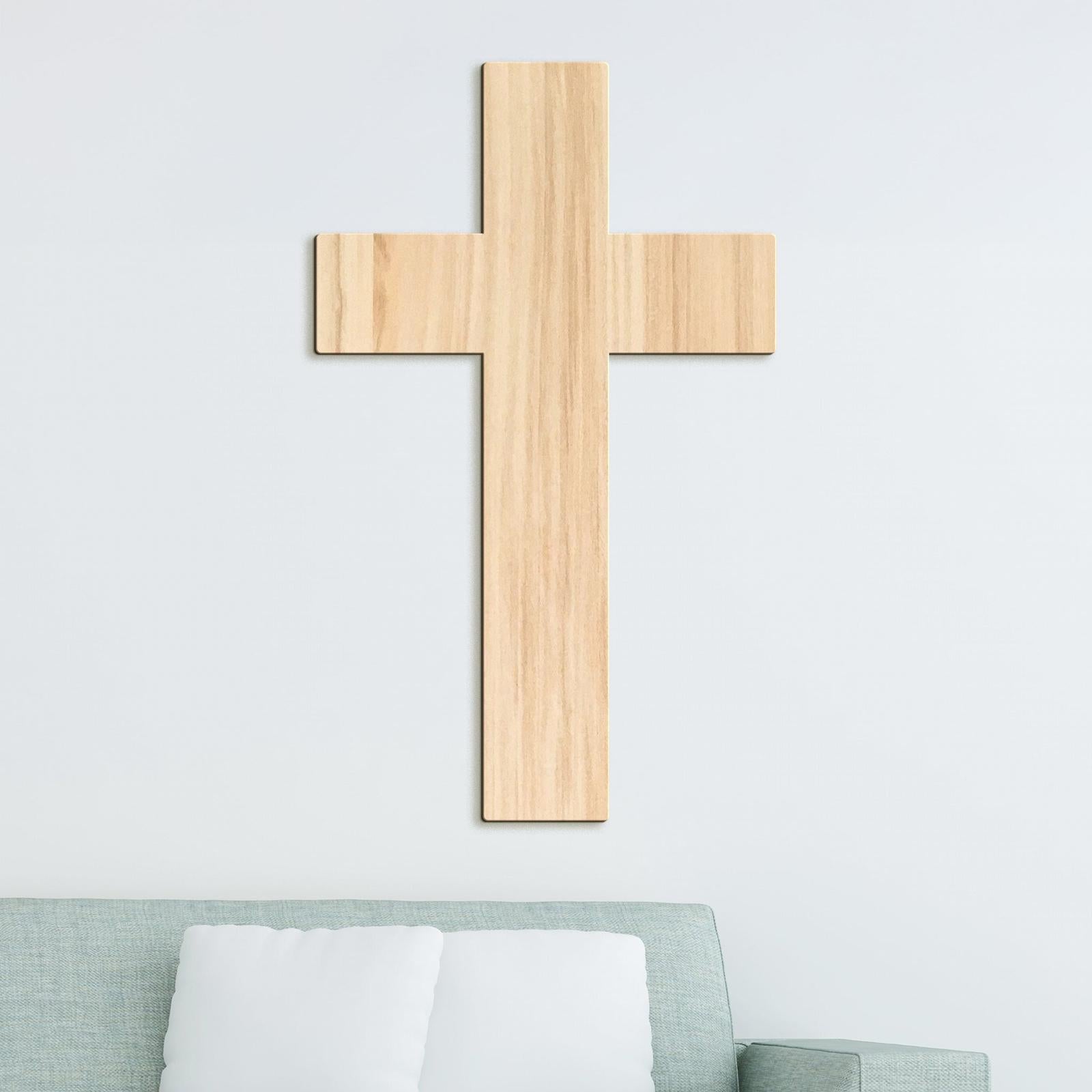 Drevena dekoracia na stenu Kriz-DREVTEX