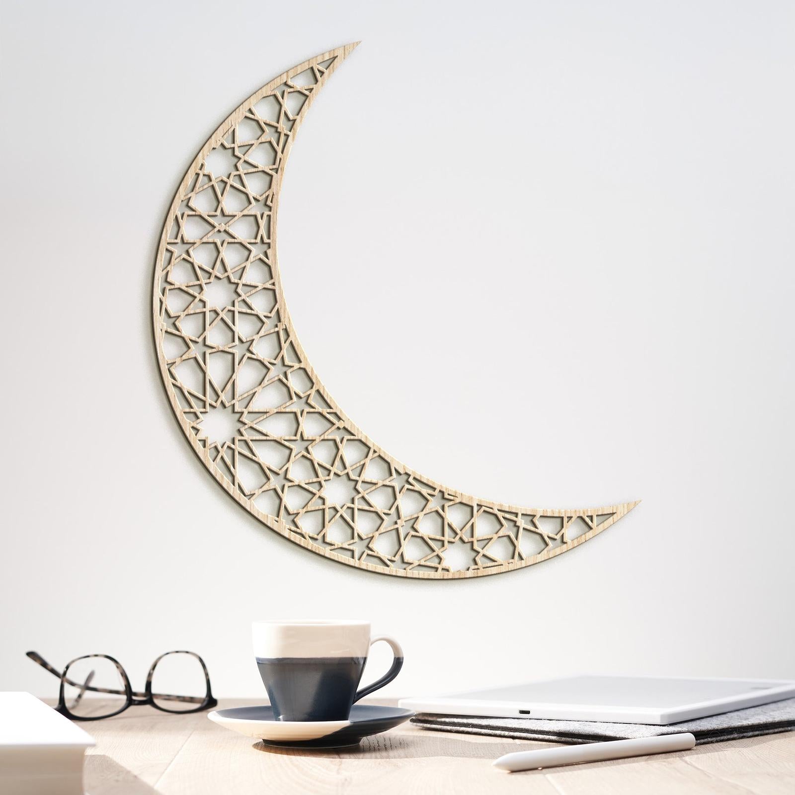 Drevený obraz na stenu Polmesiac-DREVTEX