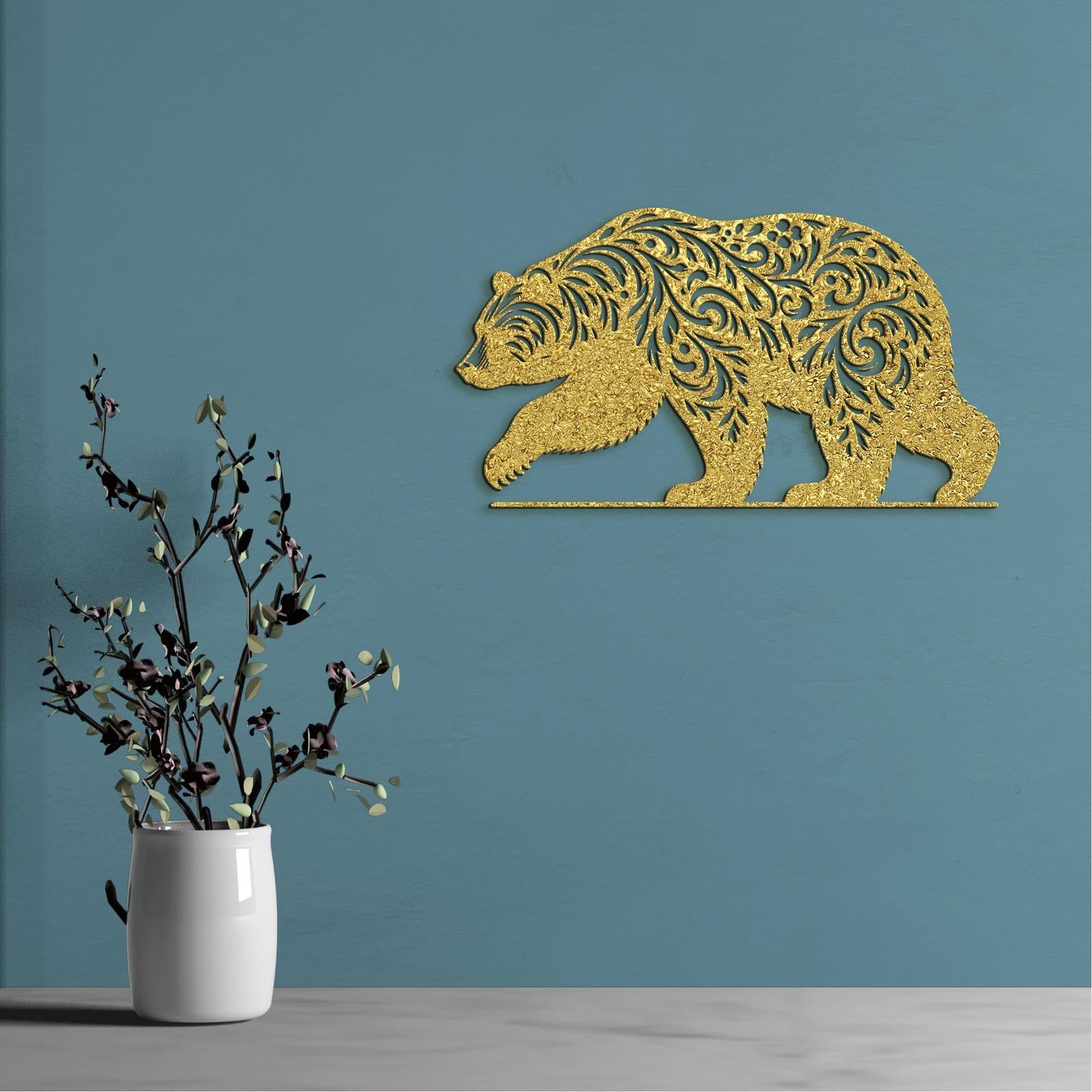 Drevený obraz Medveď-DREVTEX