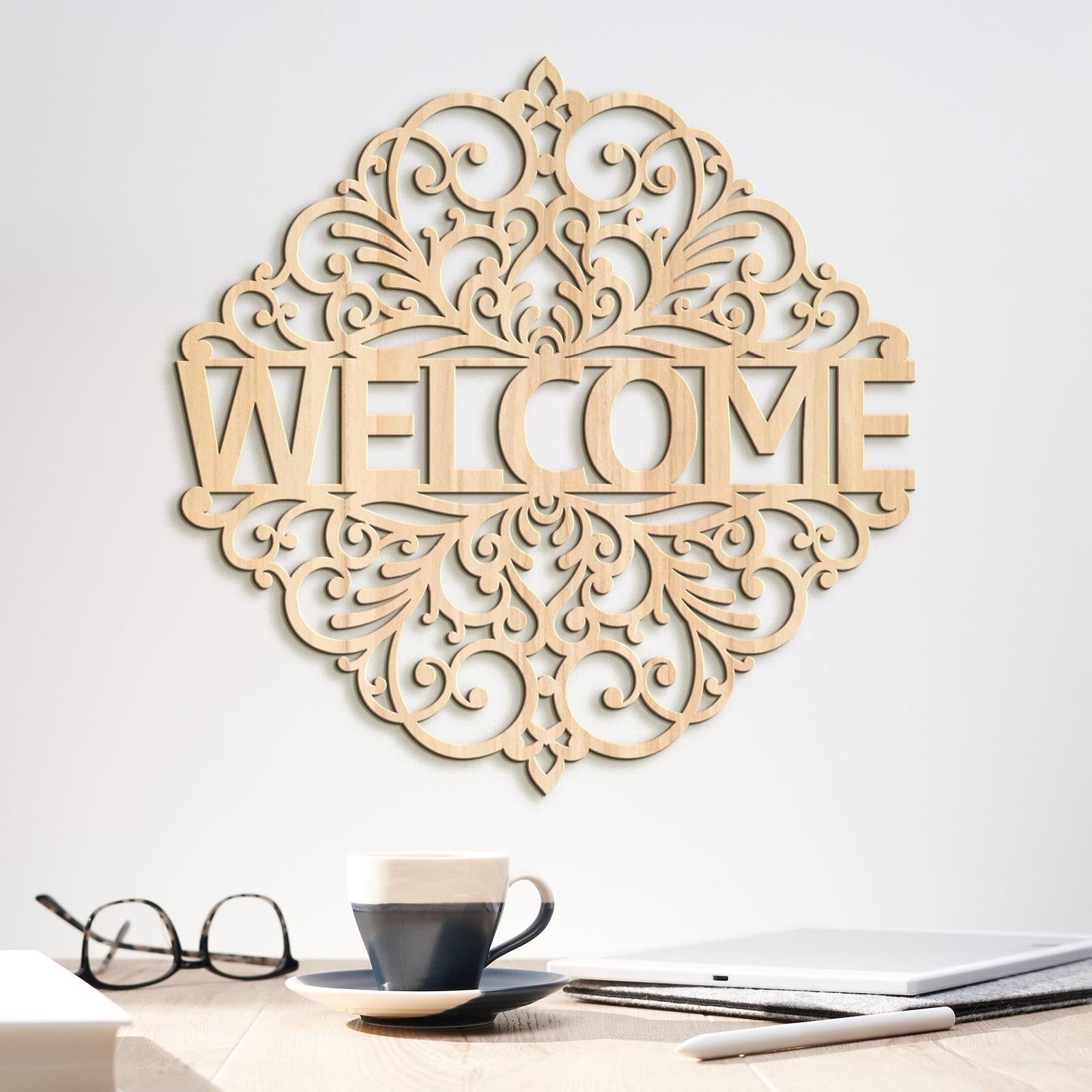 Drevený nápis WELCOME-DREVTEX