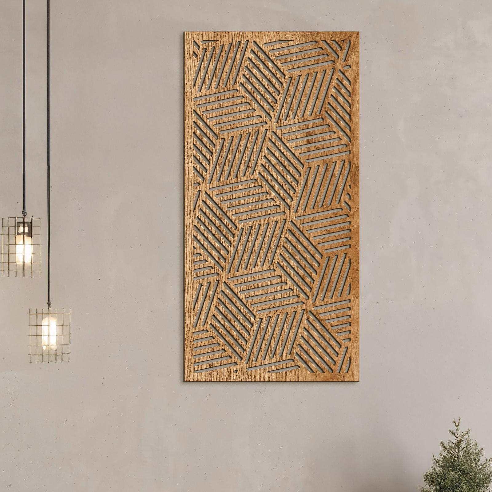 Obraz na stenu Geometrický panel-DREVTEX