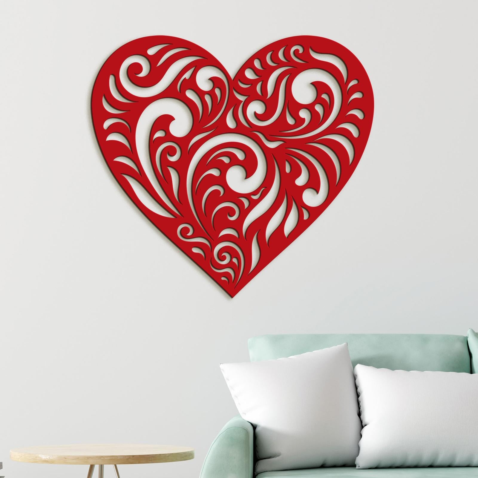 Drevený obraz na stenu Srdce SPIRIT-DREVTEX