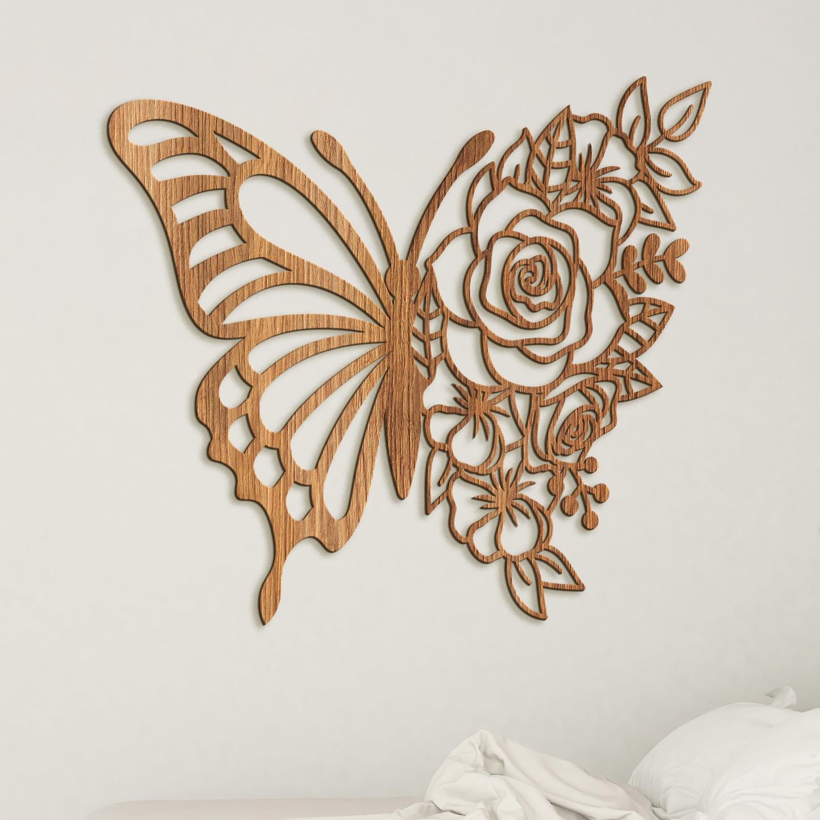 Dreveny obraz Motyl-DREVTEX