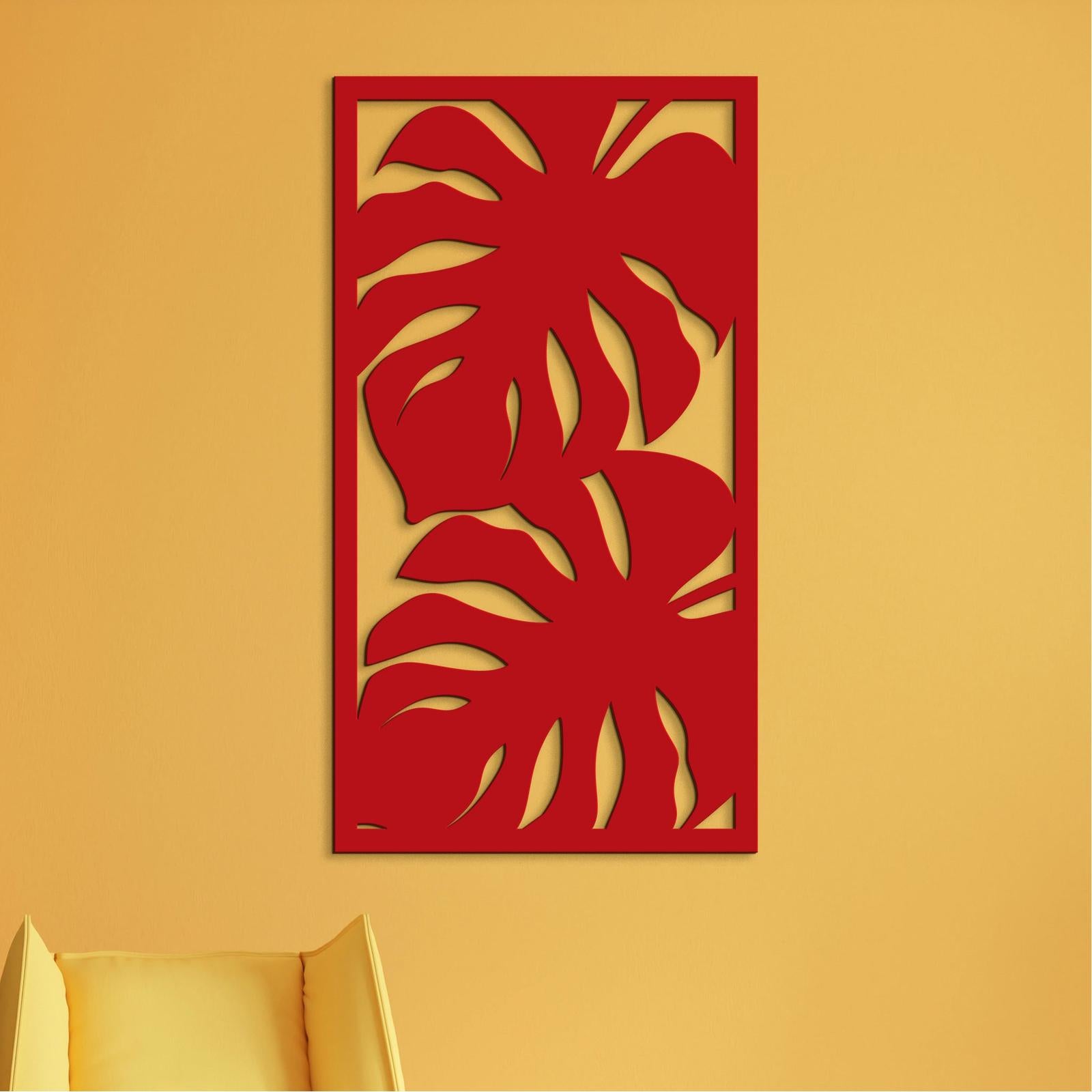 Drevený obraz Lístie-DREVTEX