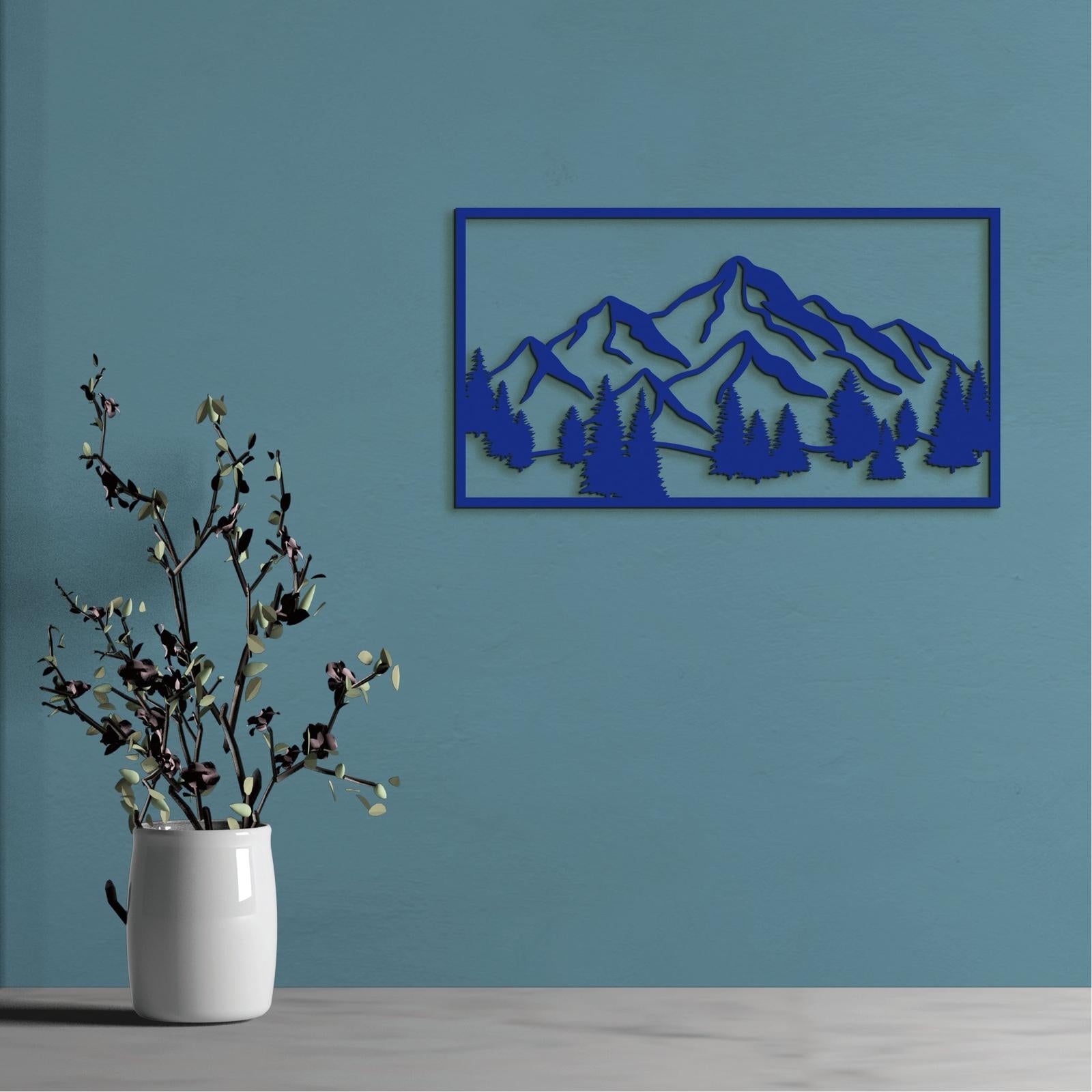 Drevený obraz Horská scenéria-DREVTEX