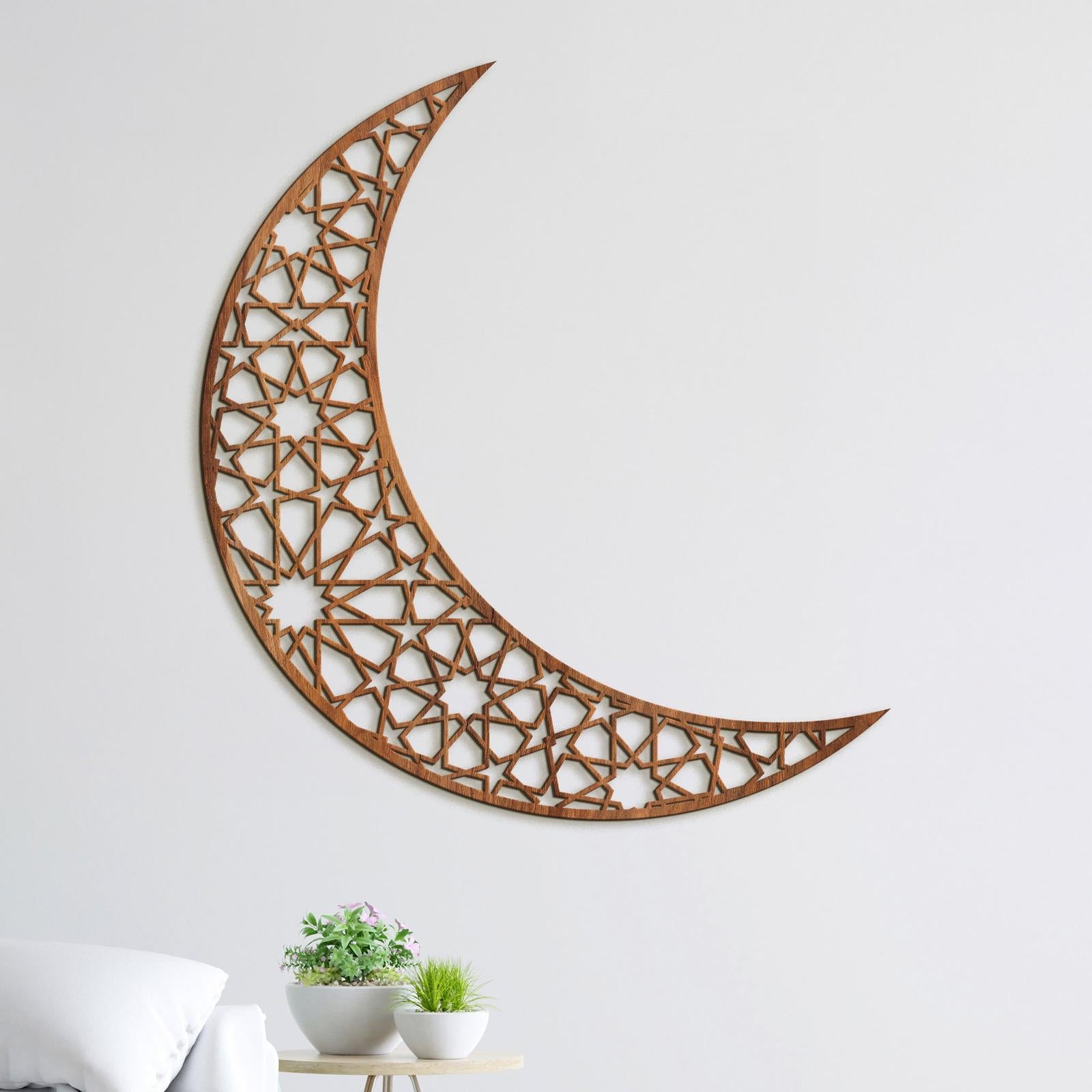 Drevený obraz na stenu Polmesiac-DREVTEX