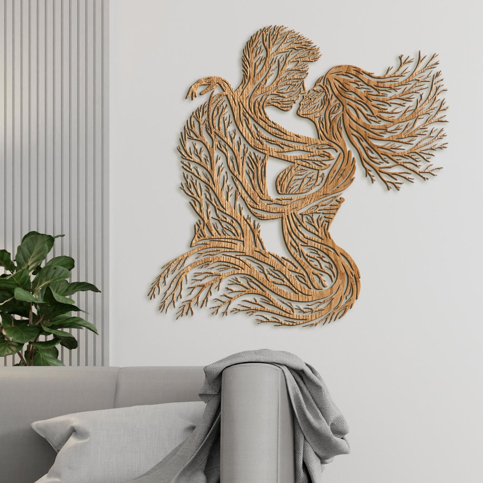 Dekoracia zamilovany par-DREVTEX