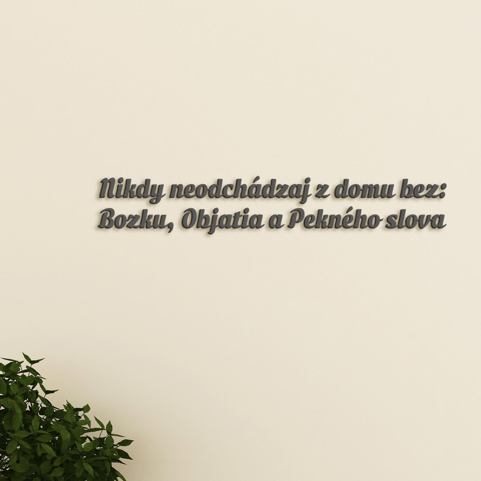 Drevený nápis pravidlá rodiny-DREVTEX