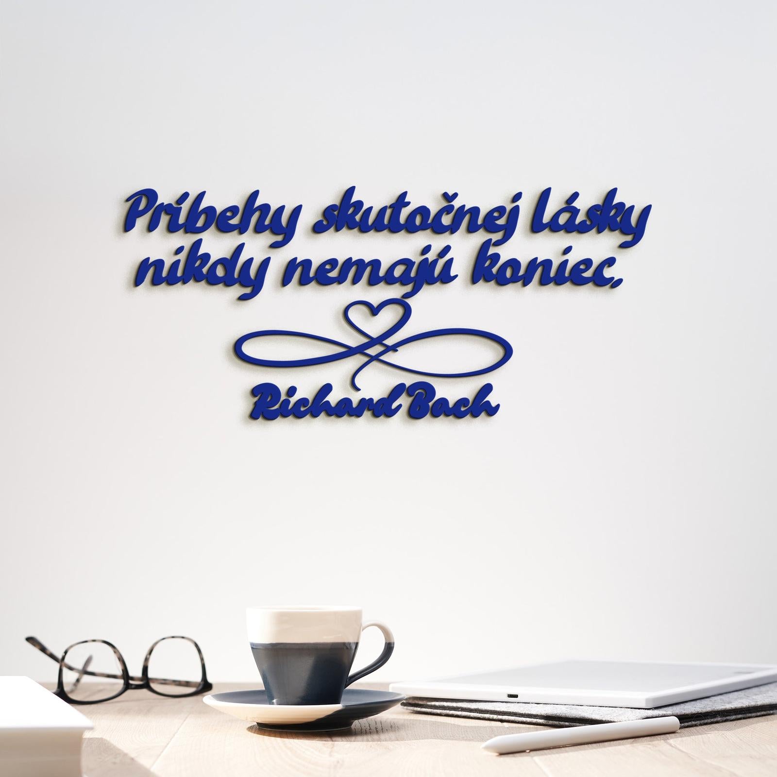 Drevený citát Príbehy skutočnej lásky-DREVTEX