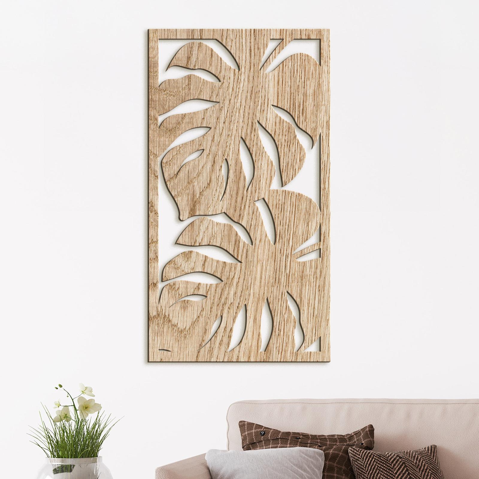 Drevený obraz Lístie-DREVTEX