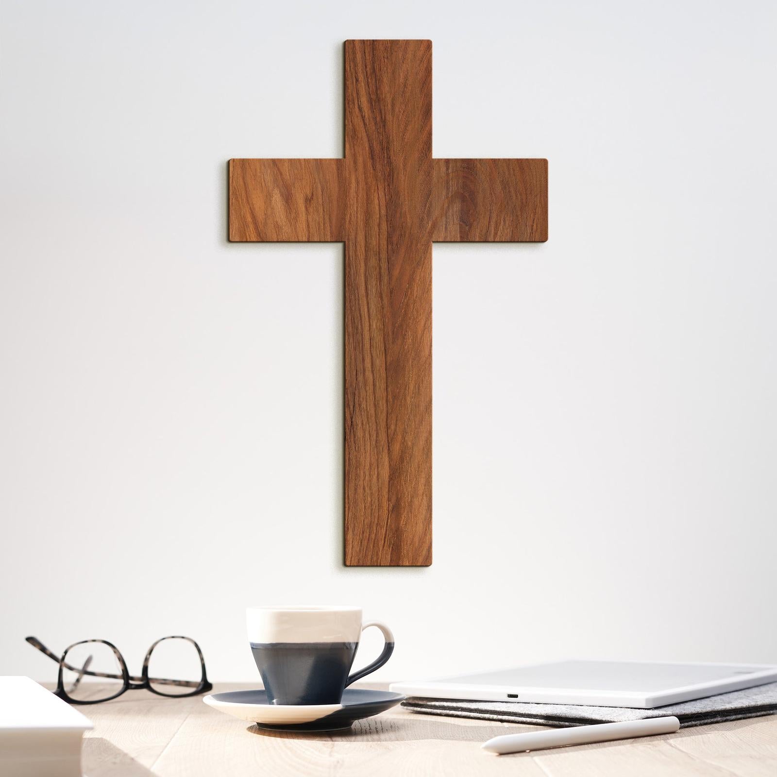 Drevena dekoracia na stenu Kriz-DREVTEX