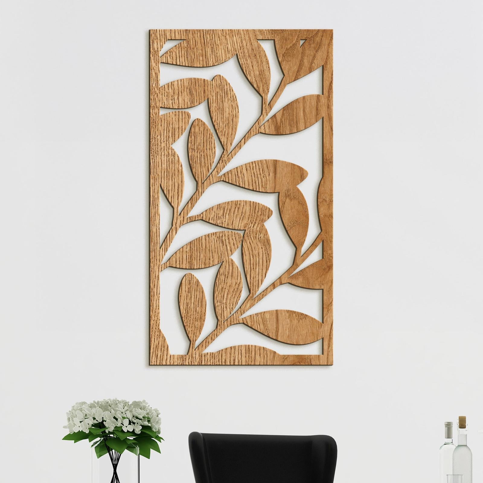 Romantický drevený obraz Boho Flower-DREVTEX