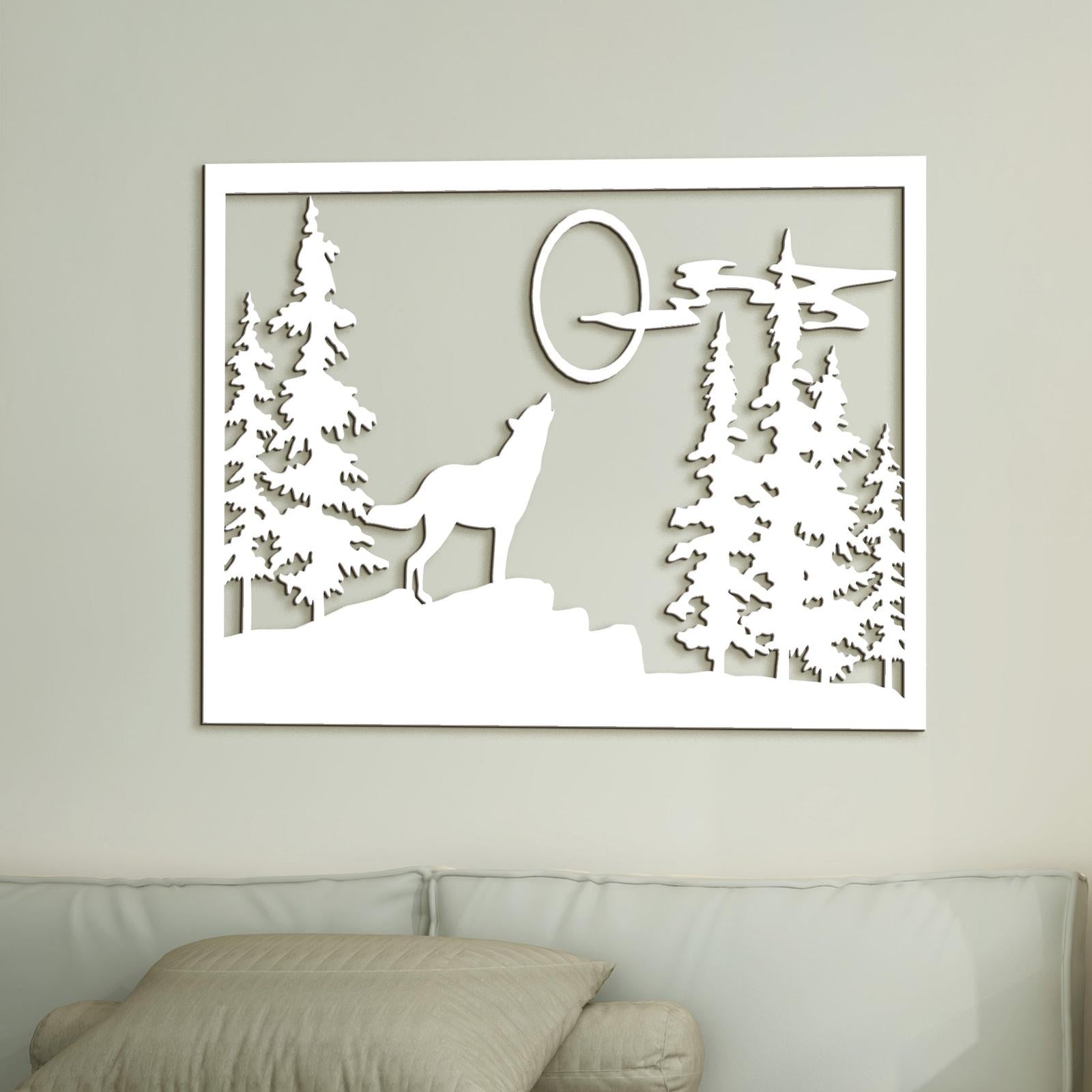 Dreveny obraz na stenu VLK-DREVTEX