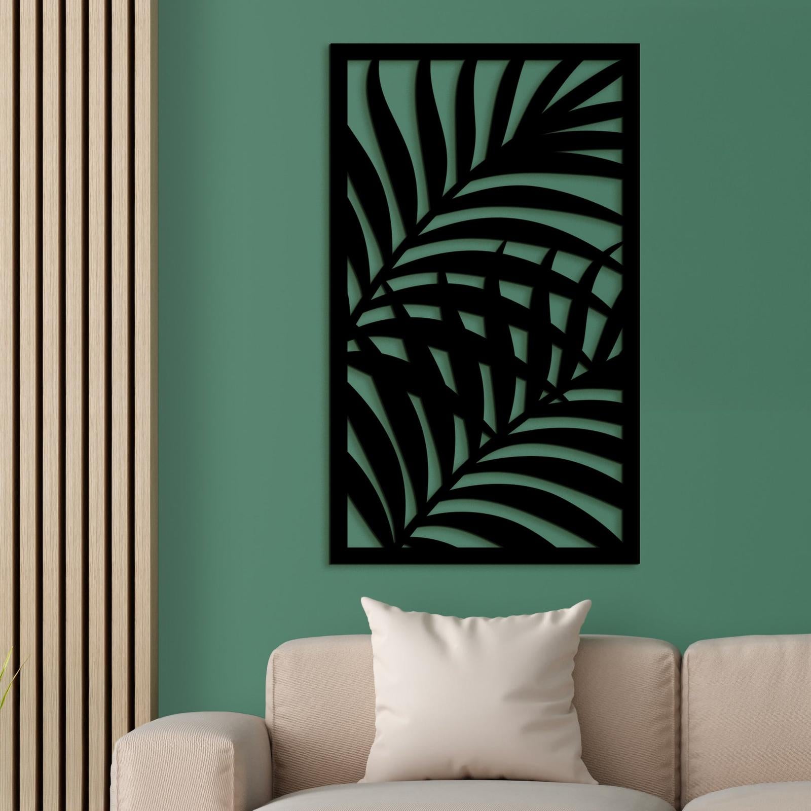 Dreveny obraz zatisie z listia-DREVTEX