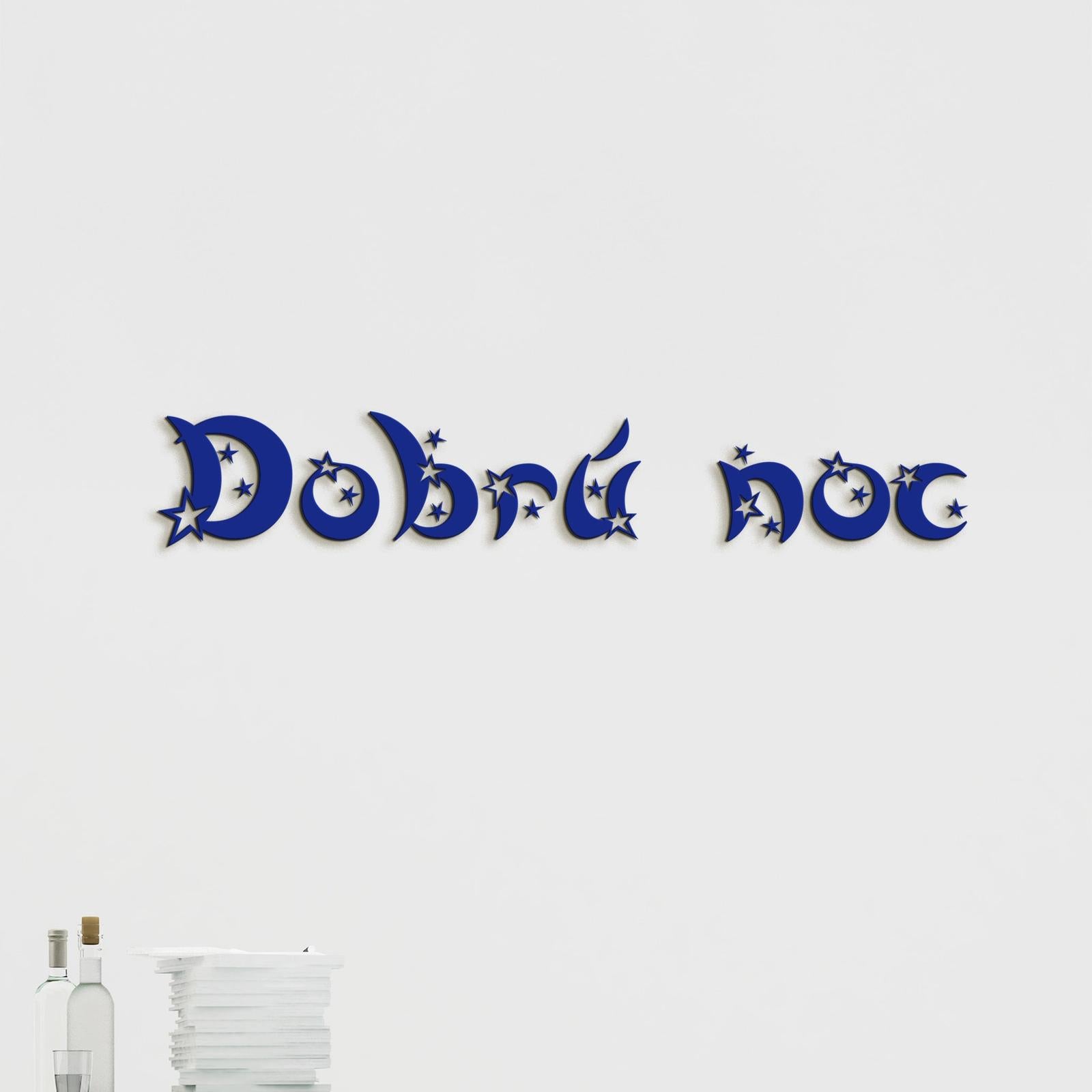 Drevený nápis Dobrú noc-DREVTEX
