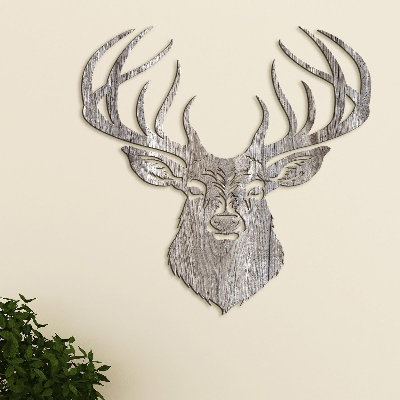 Drevený obraz Jeleň-DREVTEX