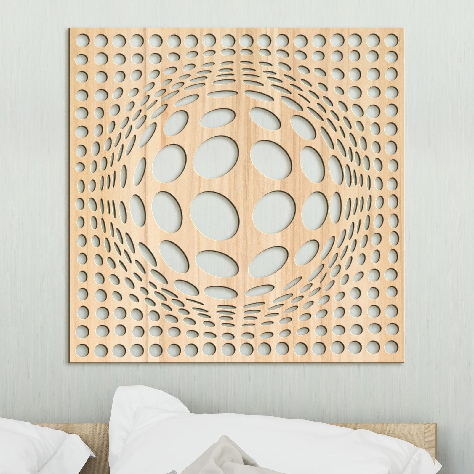 Dreveny panel 3D iluzia-DREVTEX