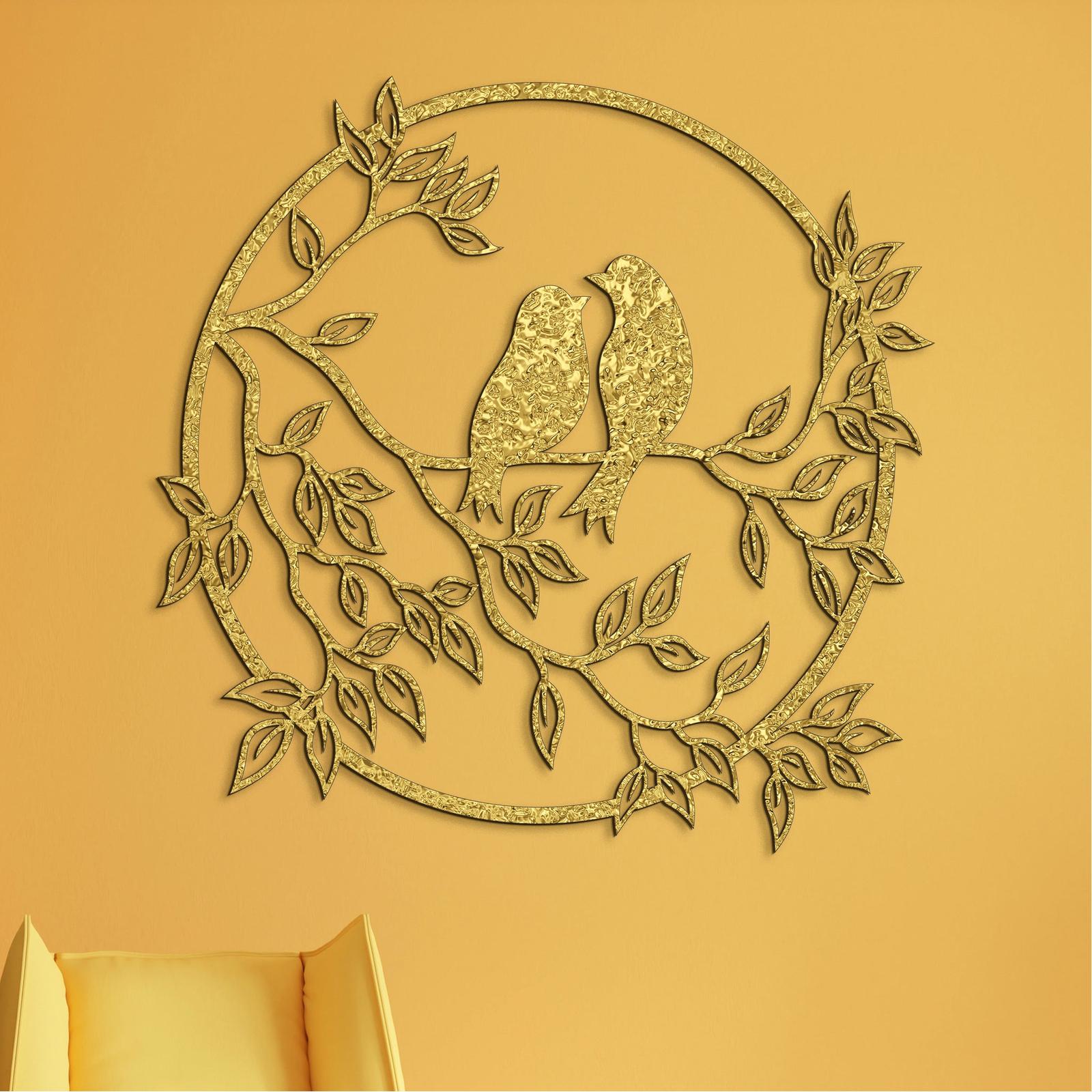 Drevený obraz štebot vtákov-DREVTEX