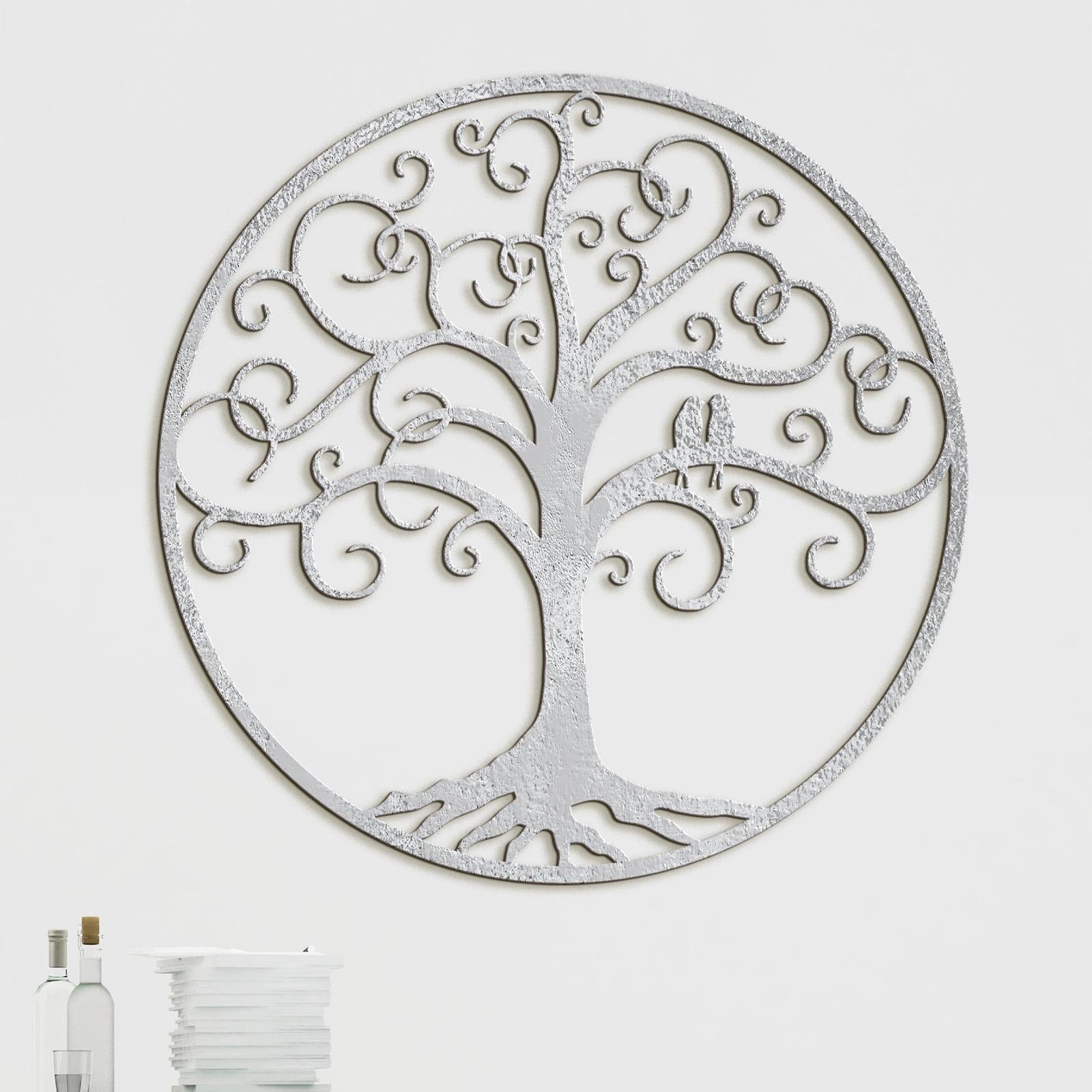 Strom života zaľúbení vtáci-DREVTEX