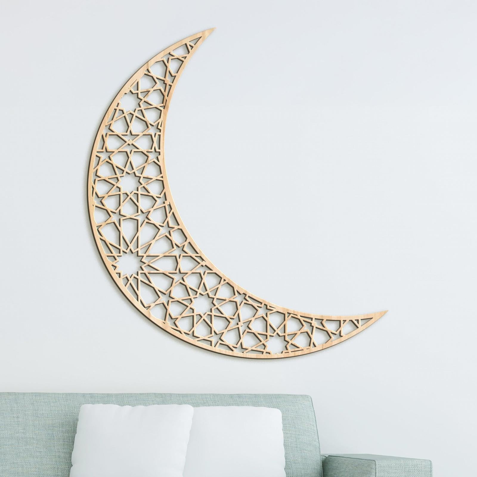 Drevený obraz na stenu Polmesiac-DREVTEX