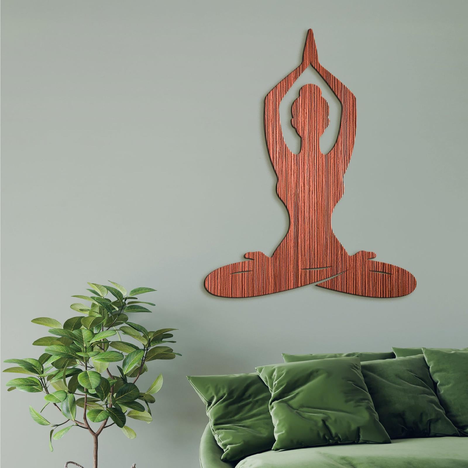 Dreveny obraz Harmonia jogy-DREVTEX