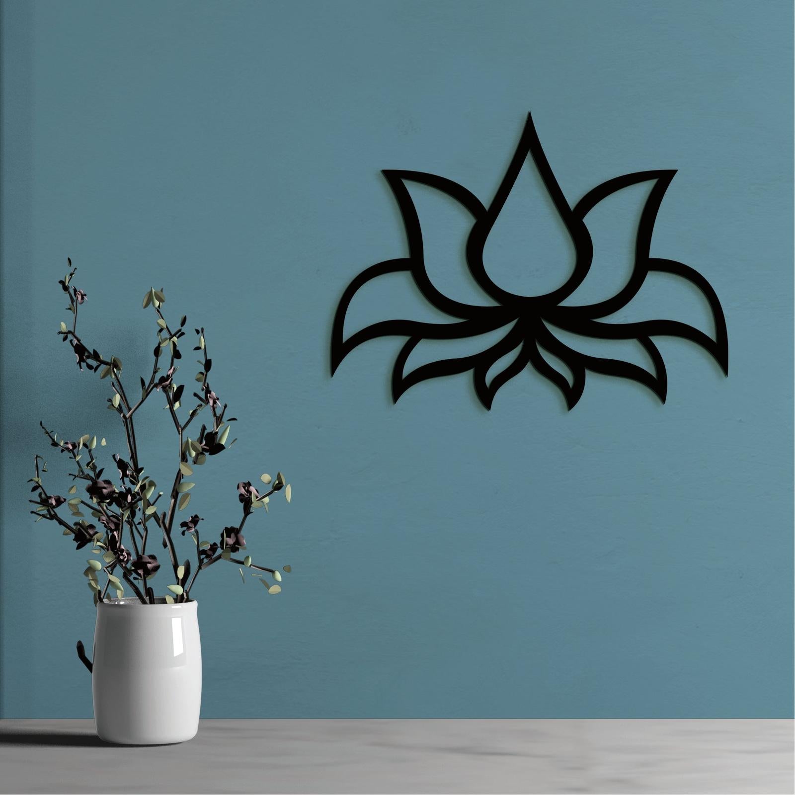 Drevený obraz Lotosový kvet-DREVTEX