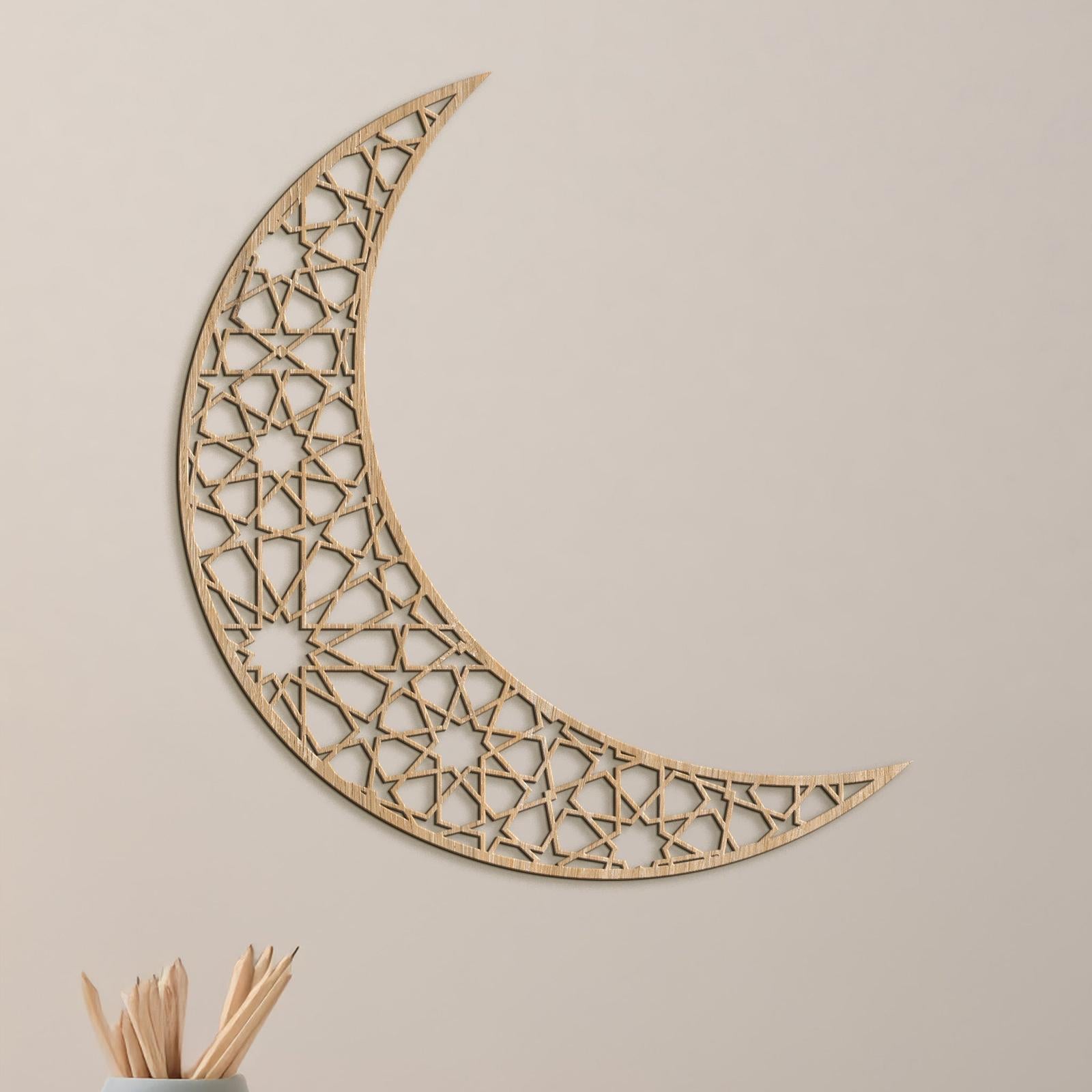 Drevený obraz na stenu Polmesiac-DREVTEX