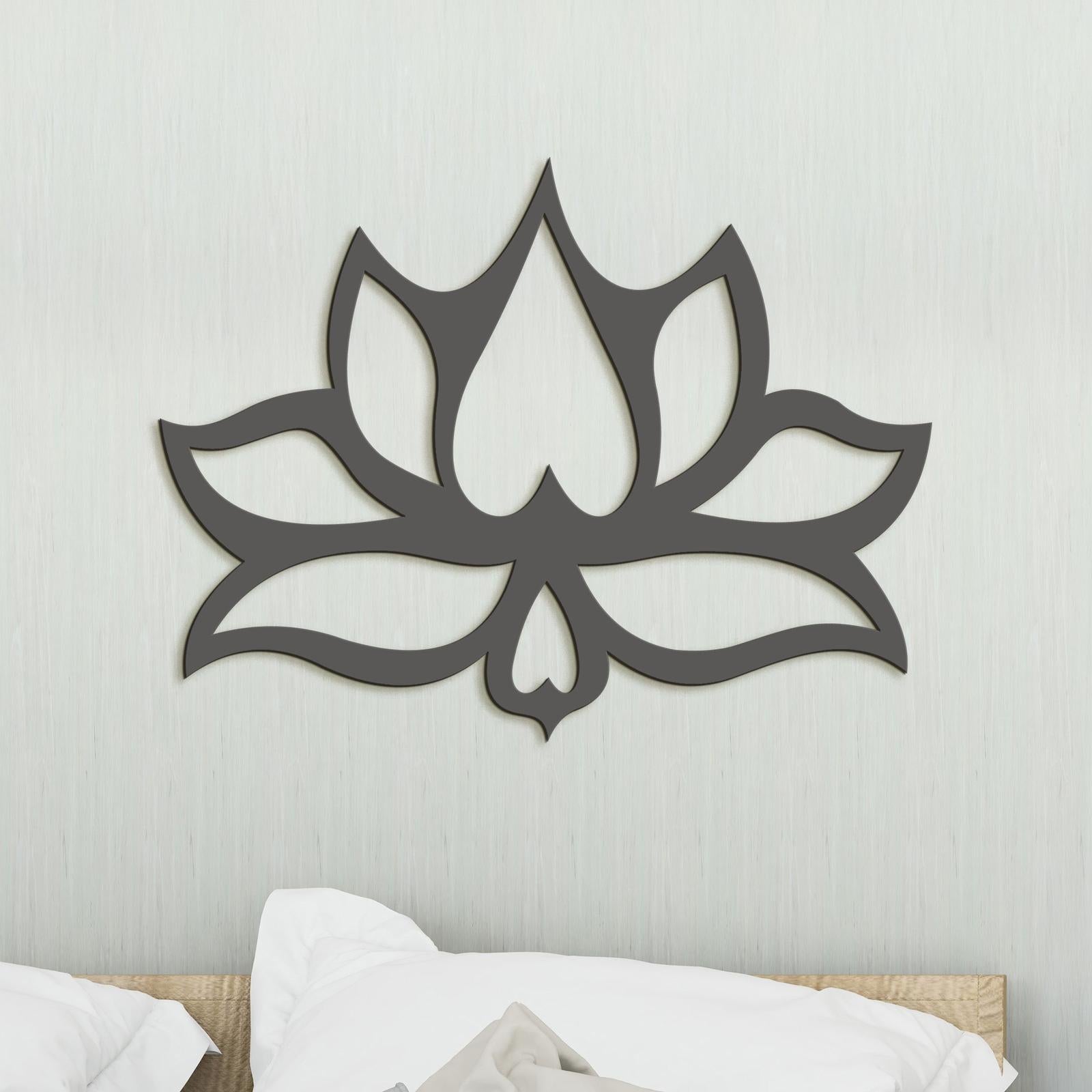 Drevený obraz na stenu Kvet LOTOS-DREVTEX