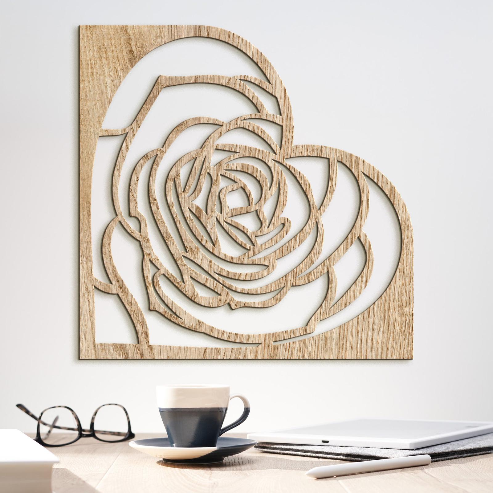 Dekoracia na stenu Rose-DREVTEX