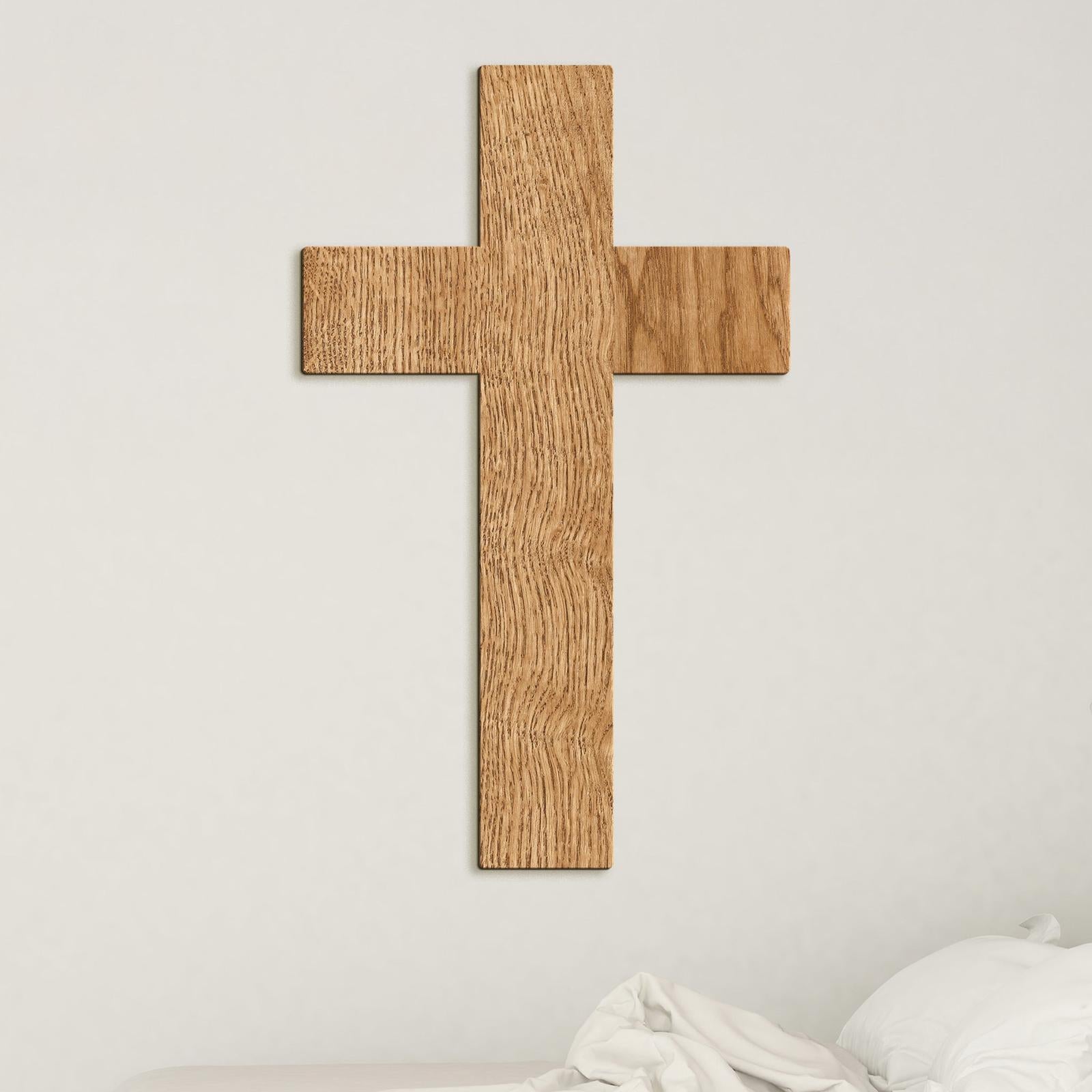 Drevena dekoracia na stenu Kriz-DREVTEX