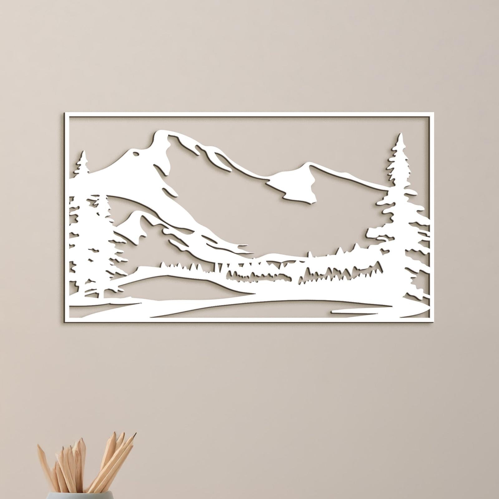 Obraz Silueta hor-DREVTEX