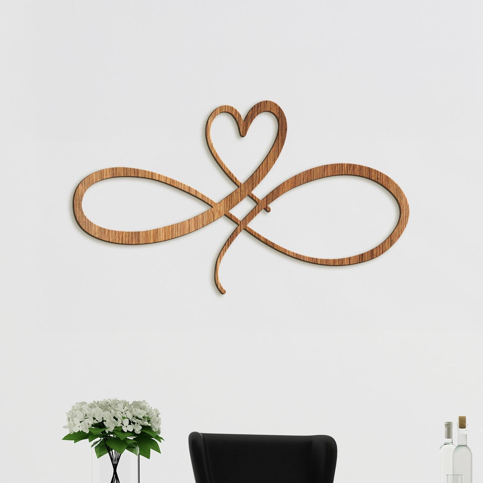 Romantický obraz na stenu SRDCE-DREVTEX