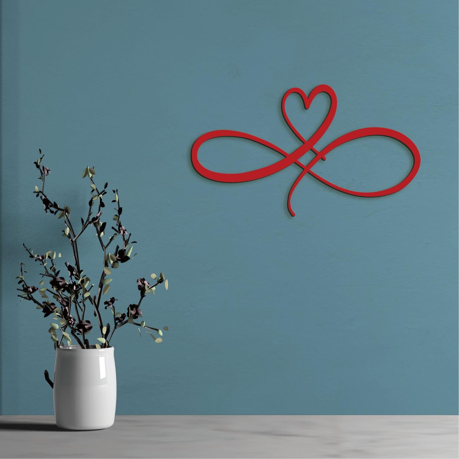 Romantický obraz na stenu SRDCE-DREVTEX