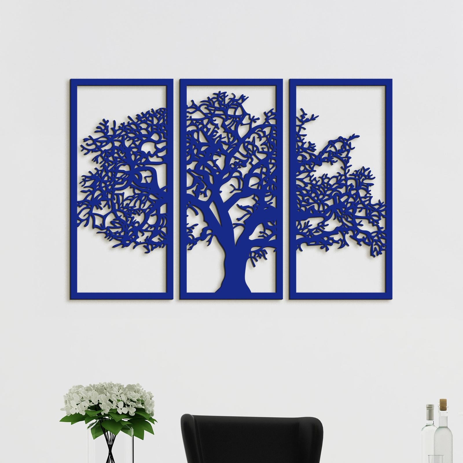 Trojdielny obraz Strom zivota-DREVTEX