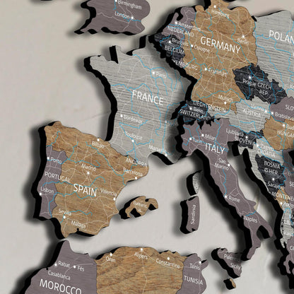 Viacvrstvová Mapa z Dreva - DREVTEX