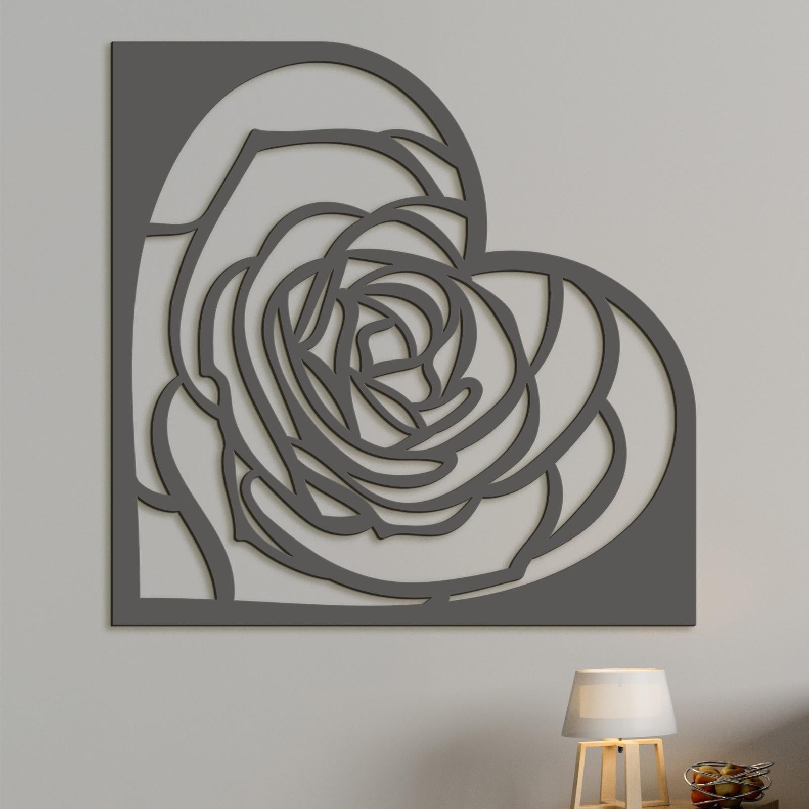 Dekoracia na stenu Rose-DREVTEX