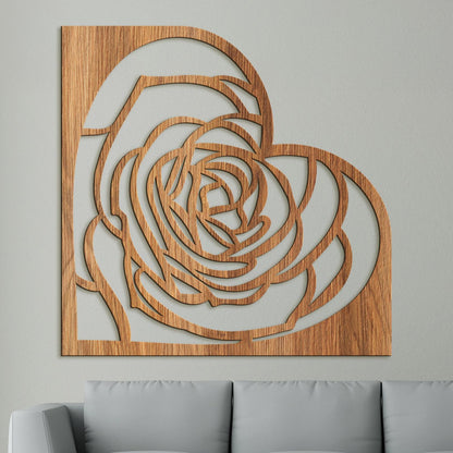 Dekoracia na stenu Rose-DREVTEX