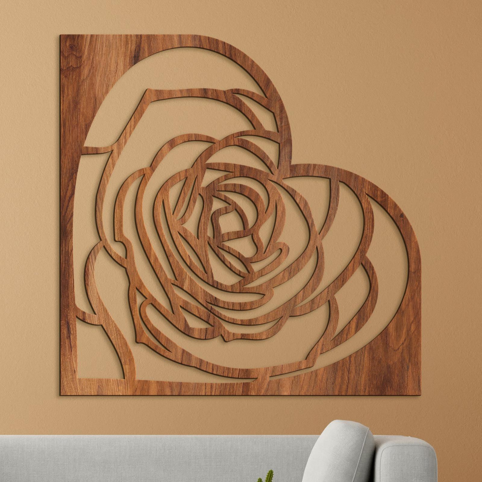 Dekoracia na stenu Rose-DREVTEX