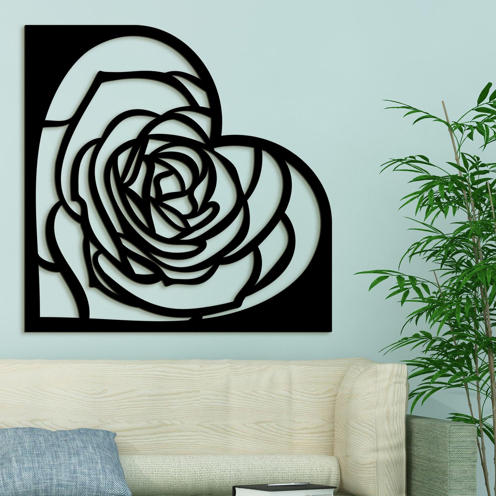 Dekoracia na stenu Rose-DREVTEX