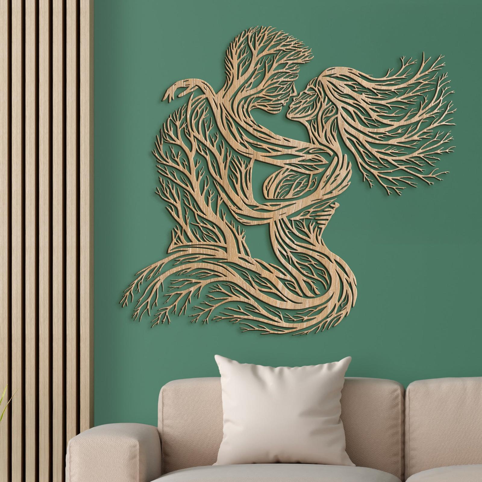 Dekoracia zamilovany par-DREVTEX